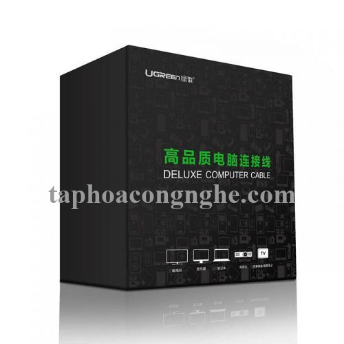 Ugreen 20889 5M màu Đen Cáp chuyển đổi HDMI sang DVI 24 + 1 thuần đồng cao cấp HD128 30020889